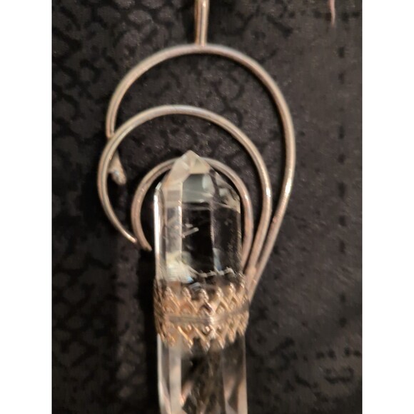 Vintage Quatz Natural Healing Crystal Pendant Hand Made - Picture 6 of 7